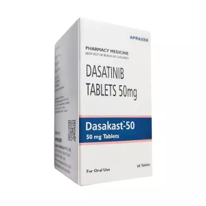 Дазатиниб (Dasakast) :: полный аналог Спрайсел :: табл. 50мг №60