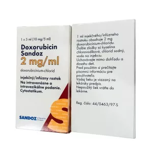 Доксорубицин Sandoz Словения/Австрия 2мг/мл 5мл (10мг)