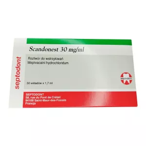 Скандонест (Мепивакаин) 3% 1,7мл №50