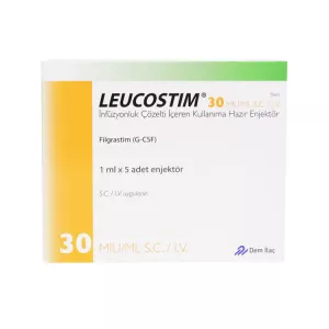 Лейкостим Филграстим 30 млн ЕД (300мкг) №1 (аналог Нейпомакс)