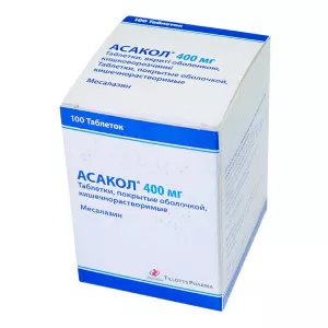 Асакол табл. 400мг №100