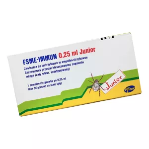 ФСМЕ Иммун Джуниор Инжект вакцина (FSME Immun Junior Inject) 0,25мл (без иглы) №1