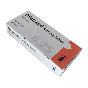 Дилатренд табл. 6,25мг №30