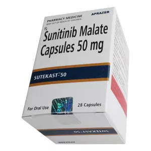 Сунитиниб :: Сутекаст (Sutekast) :: аналог Сутент 50мг капсулы №28