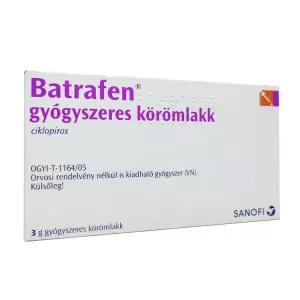 Батрафен лак от грибка ногтей :: Циклопирокс 8% 3,3мл