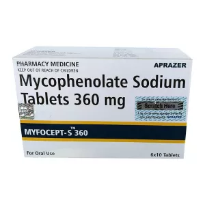 Майфортик, Феломика аналог (Myfocept-S 360) 360мг табл. №60