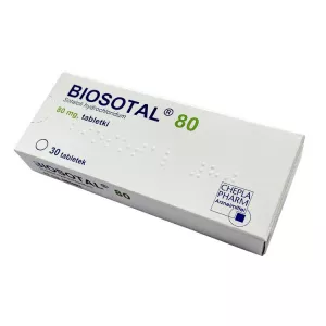 Биосотал :: Соталол Биогран Франция таб. 80мг №30