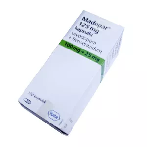 Мадопар 125 (100мг+25мг) капсулы №100