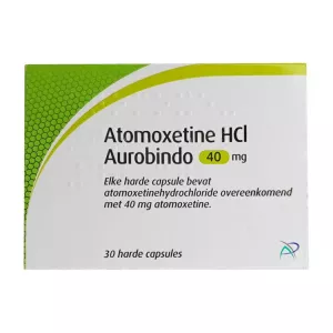Атомоксетин HCL 40 мг Европа :: Аналог Когниттера :: Aurobindo капс. №30