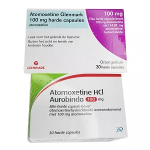 Атомоксетин 100 мг Европа :: Аналог Когниттера :: Glenmark / Aurobindo капс. №30