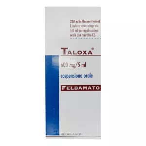 Талокса Фелбамат сироп (суспензия для орального прим.) 600мг/5мл 230мл