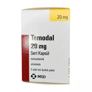 Темодал капсулы 20мг №5