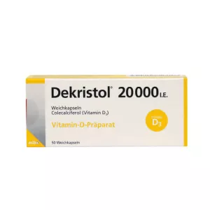 Декристол (Dekristol) 20000 Д3 капсулы №50