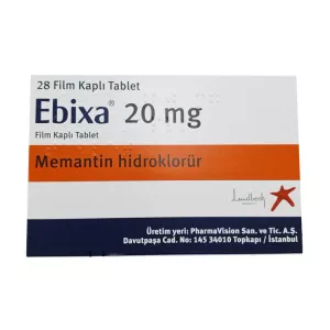 Абикса / Эбикса (Ebixa) табл. п/о 20мг N28