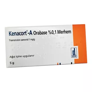 Кенакорт-А Орабейс (Kenacort-A Orabase) дентальная адгезивная паста 0,1% 5г