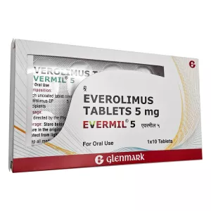 Эверолимус 10мг (Олирамус, Николимус, Афинитор аналог) таблетки :: Evermil 10мг №10