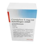 Фото Кондилин (Condyline) раствор 0,5% (5мг/мл) 3,5мл