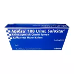 Фото Апидра СолоСтар раствор инсулин 100 ЕД/мл для п/к введения 3 мл №5