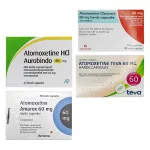 Фото Атомоксетин 60 мг Европа :: Аналог Когниттера :: Aurobindo/ Amarox / Glenmark / Teva капс. №28